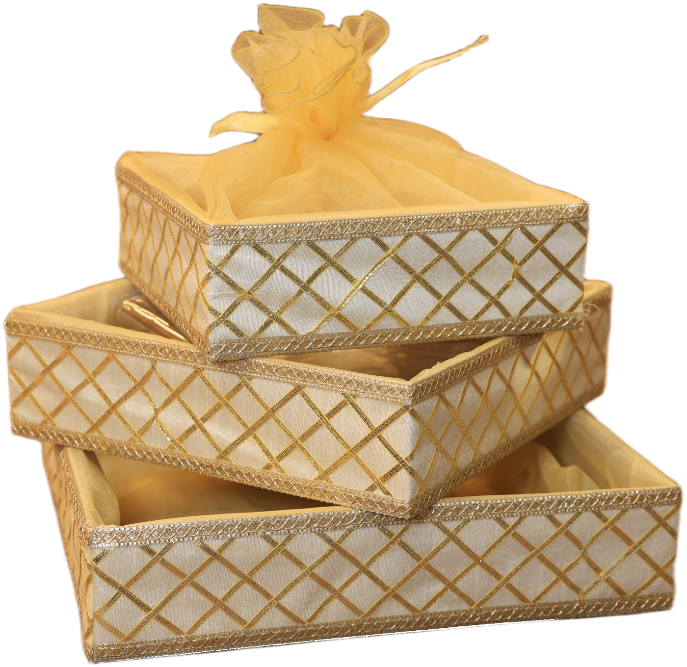 Yellow Woven Basket - Baskets