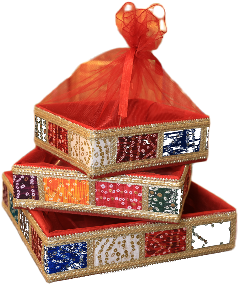 Bandhej Basket - Baskets