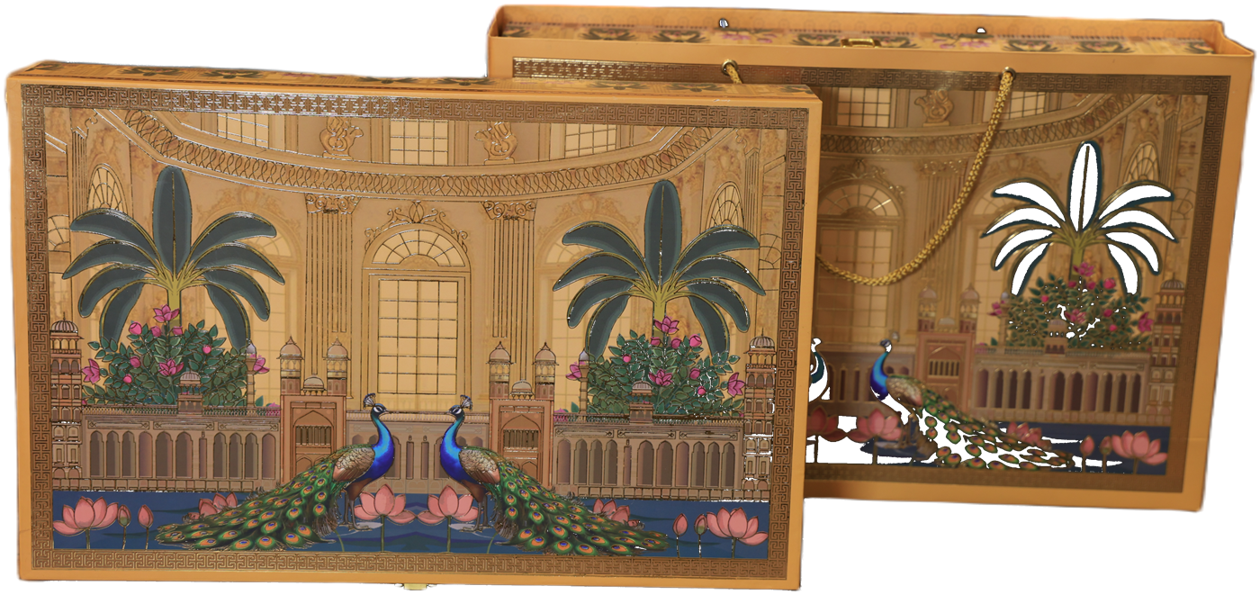 Peacock MDF Hamper - MDF Hamper Boxes