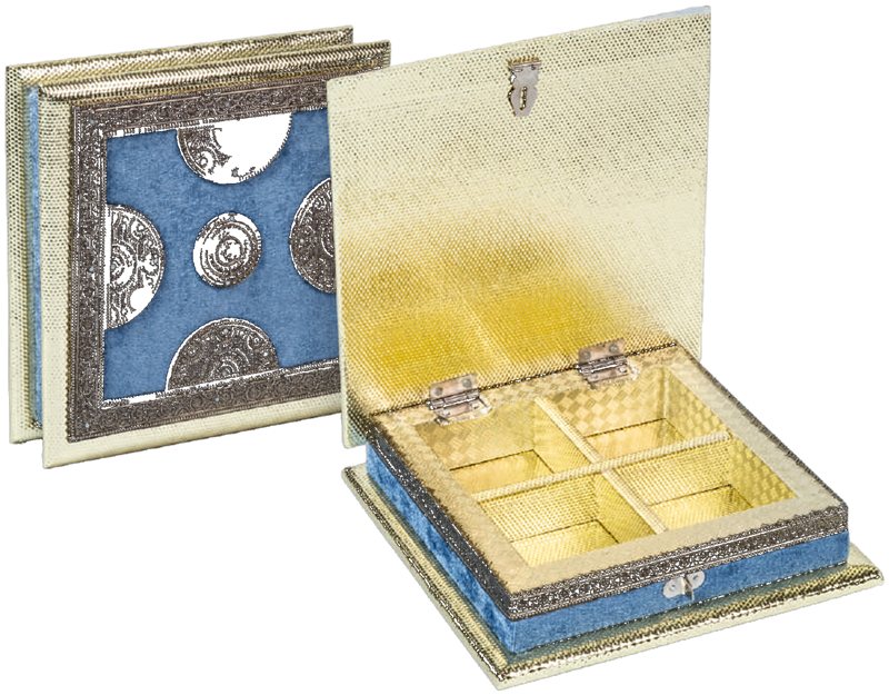 Oxidized heritage metal casket